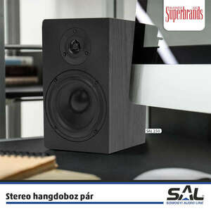 SAL Stereo hangdoboz pár SAL 150, SAL150 2-utas Hi-Fi polchangszó... kép