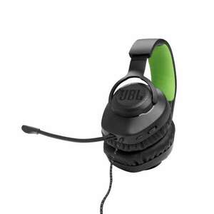 JBL Quantum 100X Vezetékes Gaming Headset - Fekete/Zöld (Xbox / P... kép