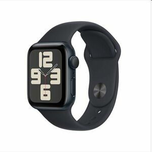 Apple Watch SE GPS 40mm Midnight Aluminium Case Midnight Sport szíjjal - M/L kép