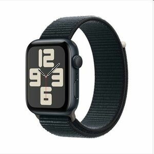 Apple Watch SE GPS 44mm Midnight Aluminium Case Midnight Sport Loop-pal kép