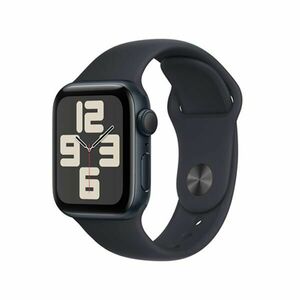 Apple Watch SE GPS 44mm Midnight Aluminium Case Midnight Sport szíjjal - M/L kép
