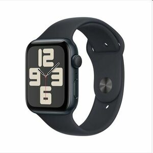 Apple Watch SE GPS 44mm Midnight Aluminium Case Midnight Sport szíjjal - S/M kép