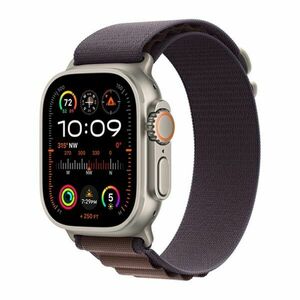 Apple Watch Ultra 2 GPS + Cellular, 49mm Titanium Case Indigo Alpine Loop-pal - Közepes kép