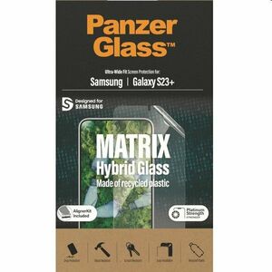 PanzerGlass Matrix UWF AB FP wA védőüveg Samsung Galaxy S23 Plus számára, fekete kép