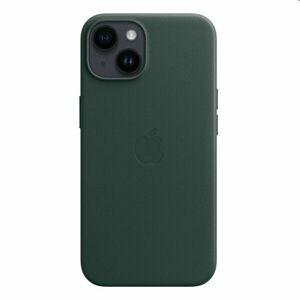 Apple iPhone 14 Leather Case with MagSafe, forest green kép