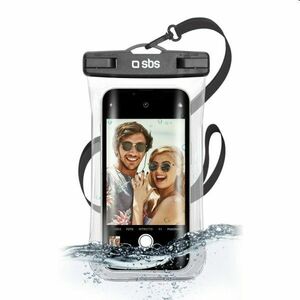 SBS Univerzális vízálló tok Selfie okostelefonokhoz 6, 8'' méretig, fekete kép