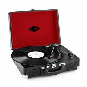 Auna Peggy Sue, retró lemezjátszó, LP, USB, fekete kép