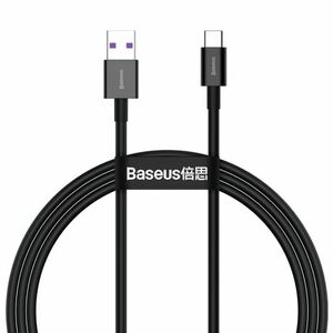 Baseus Superior kábel USB / USB-C 66W 6A 1m, fekete (CATYS-01) kép