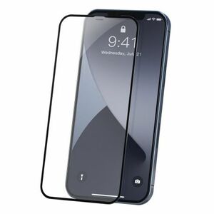 Baseus Full screen 0, 23 mm 2x üvegfólia iPhone 12 Pro Max, fekete (SGAPIPH67N-PE01) kép
