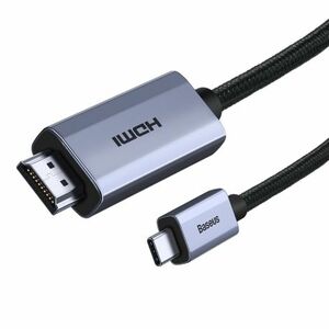 Baseus High Definition kábel USB-C / HDMI 2.0 4K 60Hz 1m, fekete (WKGQ010001) kép