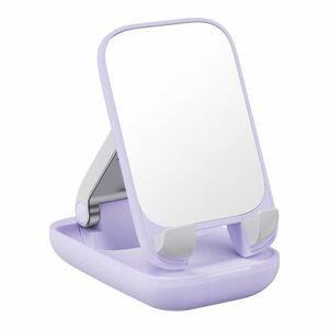 Baseus Seashell telefon állvány tükörrel, lila kép