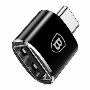 Baseus adaptér USB / USB Type-C OTG, fekete (CATOTG-01) kép