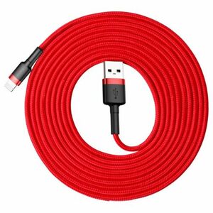Baseus Cafule kábel USB / Lightning QC 3.0 2A 3m, piros (CALKLF-R09) kép
