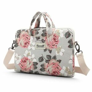Canvaslife Briefcase laptop táska 15-16, white rose kép