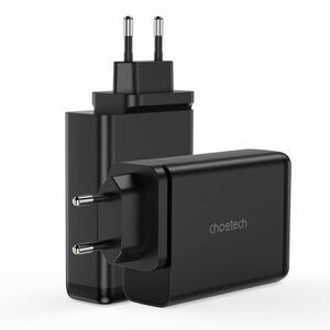 Choetech GaN hálózati töltő 2x USB-C / 2x USB 140W, fekete (PD6005) kép
