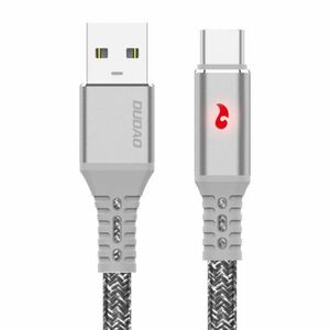 Dudao L7X kábel USB / Lightning 3A 1m, szürke (L7xL Lightning) kép