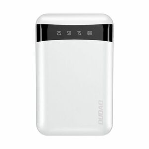 Dudao K3Pro Power Bank 10000mAh 2x USB, fehér (K3Pro mini) kép