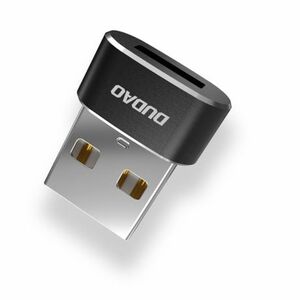 Dudao L16AC adaptér USB-C / USB, fekete (L16AC black) kép