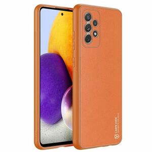 DUX DUCIS Yolo bőr tok Samsung Galaxy A72 4G, narancssárga kép