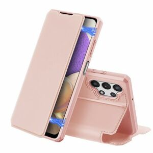 DUX DUCIS Skin X bőr könyvtok Samsung Galaxy A32 5G, rózsaszín kép