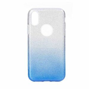 Forcell Shining szilikon tok iPhone 11 Pro Max, kék/ezüst kép