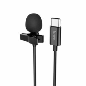 Hoco L14 Lavalier mikrofon USB-C, fekete kép
