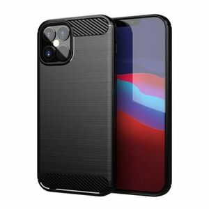 MG Carbon Case Flexible szilikon tok iPhone 12 mini, fekete kép