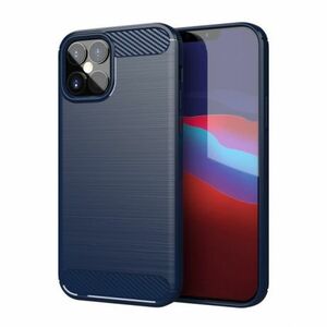 MG Carbon Case Flexible szilikon tok iPhone 12 Pro Max, kék kép