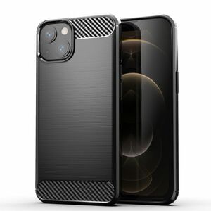 MG Carbon Case Flexible szilikon tok iPhone 13 mini, fekete kép