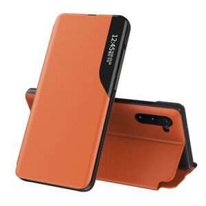 MG Eco Leather View könyv tok Huawei P40 Lite E, narancssárga kép