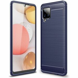 MG Carbon Case Flexible szilikon tok Samsung Galaxy A42 5G, kék kép