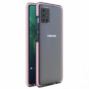MG Spring Case szilikon tok Samsung Galaxy M51, rózsaszín kép