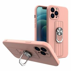 MG Ring szilikon tok iPhone 13, rózsaszín kép
