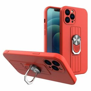 MG Ring szilikon tok iPhone 13 Pro, piros kép
