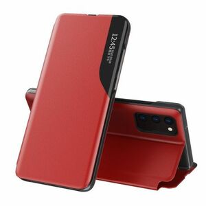 MG Eco Leather View könyv tok Samsung Galaxy A12 / M12, piros kép