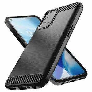 MG Carbon Case Flexible szilikon tok OnePlus Nord N200 5G, fekete kép