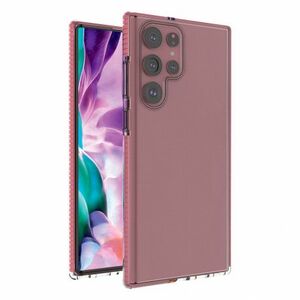 MG Spring Case szilikon tok Samsung Galaxy S22 Ultra, világos rózsaszín kép
