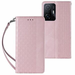 MG Magnet Strap bőr könyvtok Samsung Galaxy A13 5G, rózsaszín kép