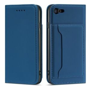 MG Magnet Card bőr könyvtok iPhone 7 / 8 / SE 2022 / SE 2020, kék kép