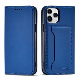 MG Magnet Card bőr könyvtok iPhone 12 Pro Max, kék kép
