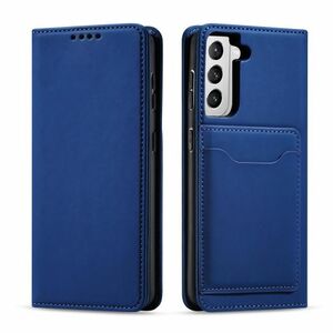 MG Magnet Card bőr könyvtok Samsung Galaxy S22, kék kép