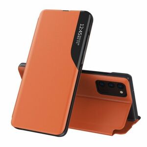 MG Eco Leather View könyv tok Samsung Galaxy A72 4G, narancssárga kép