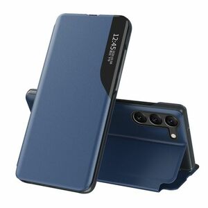 MG Eco Leather View könyv tok Samsung Galaxy S23 Plus, kék kép