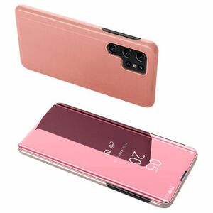 MG Clear View könyv tok Samsung Galaxy S23 Ultra, rózsaszín kép