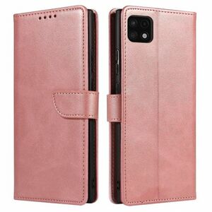 MG Magnet bőr könyvtok Samsung Galaxy A22 4G, rózsaszín kép