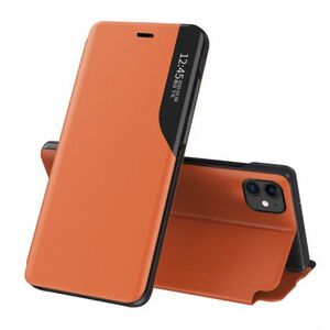 MG Eco Leather View könyv tok iPhone 13 mini, narancssárga kép