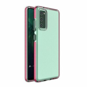 MG Spring Case szilikon tok Samsung Galaxy A12 / M12, sötét rózsaszín kép