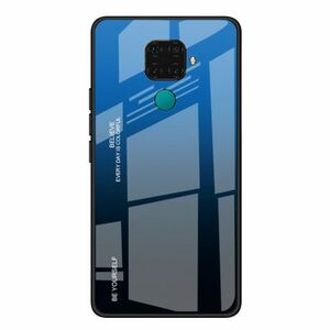 MG Gradient Glass műanyag tok Huawei Mate 30 Lite, fekete-kék kép