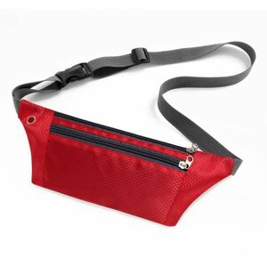 MG Ultimate Running Belt futó öv fülhallgató kimenettel, piros kép