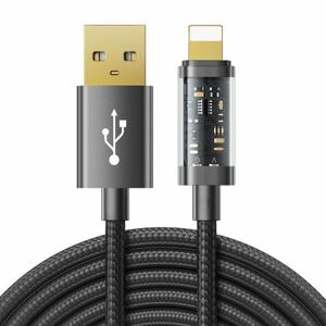 Joyroom Fast Charging kábel USB / Lightning 20W 2.4A 2m, fekete (S-UL012A20) kép